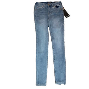 True religion Jennie curvy mid rise super skinny light breaker jeans